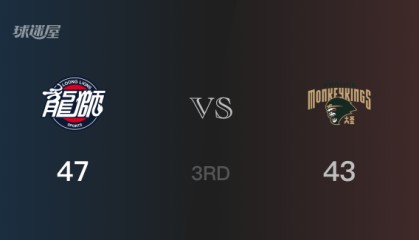 三节比分，广州47-43领先同曦，高宇坤12分